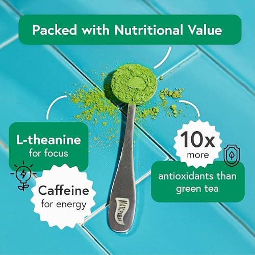 Matchabar Matcha Powder (30g) - Ceremonial Grade Authentic Japanese Matcha Green Tea - Matcha Green Tea Harvested in Japan - Matcha Tea Powder Latte - Zero Sugar, Vegan & 0 Calories thumbnail 5