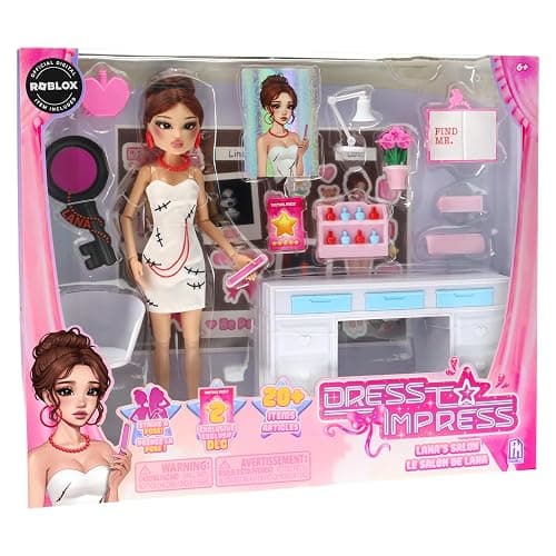 Dress To Impress — Lana Deluxe Fashion Doll Set — Series 1 Wave 1 — 11.5-Inch Tall Doll — Doll Playset, Accessories, Collector Card — Includes DLC Codes — Officially Licensed Set by PhatMojo - Image 1