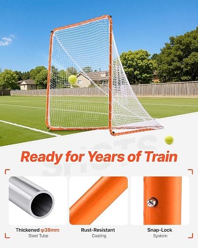 VEVOR Portable Lacrosse Goal - Complete Training Accessory Set with Extended Coverage for Youth and Adults thumbnail 5