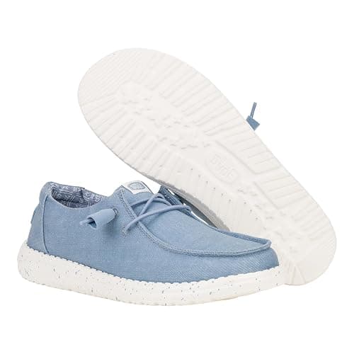 Hey Dude Women's Wendy Chambray Lace-Up Loafer thumbnail 6