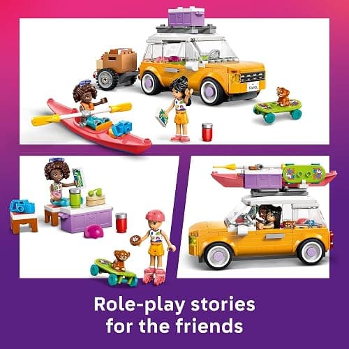 LEGO Friends Friendship Road-Trip Travel Car Toy - Buildable Storytelling Playset with Pretend Play Toys and Puppy Figurine - Fun Birthday Gift Idea for Girls & Boys, Ages 6+ - 42659 thumbnail 4