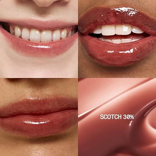 3D Voluming Gloss 30% (Sheer) | Scotch 30% l High Shine, Non-Sticky Lip Gloss for Makeup | Long-Lasting, Moisturizing Gel Formula | 30%, 70% Pigment Options | Stocking Stuffers | 5.3g thumbnail 2