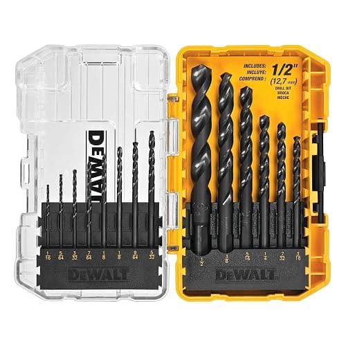 DEWALT Drill Bit Set, Black and Gold, 14-Piece (DWA1184) - Image 1