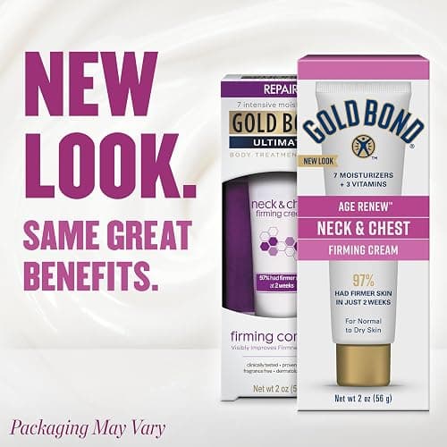 Gold Bond Age Renew Neck & Chest Firming Age Renew Cream, 2 oz., Clinically Tested Skin Firming Cream thumbnail 2
