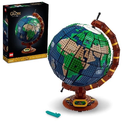 LEGO Ideas The Globe Building Set, Build and Display Model for Adults, Home Decor Gift for People with a Passion for Travel, Geography and Arts, 21332 - Standard Packaging - Image 1