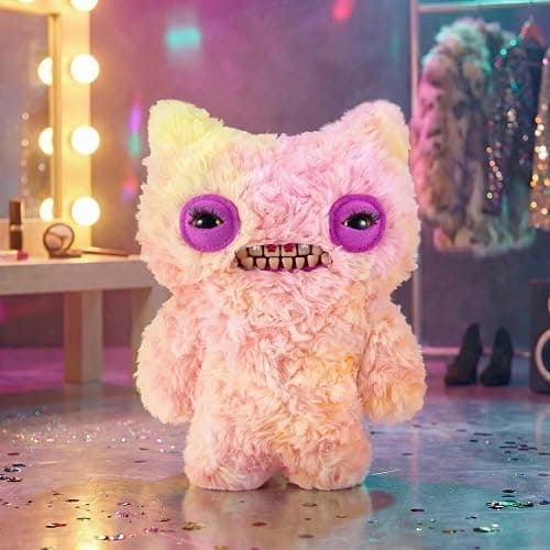 Fuggler Baddies Fuggs 9 Inch Plush Collectible Toy (Munch Munch) by ZURU Featuring Funny Ugly Monster Designs with Fierce Attitude, Bold Style, Unsettling Expressions thumbnail 2