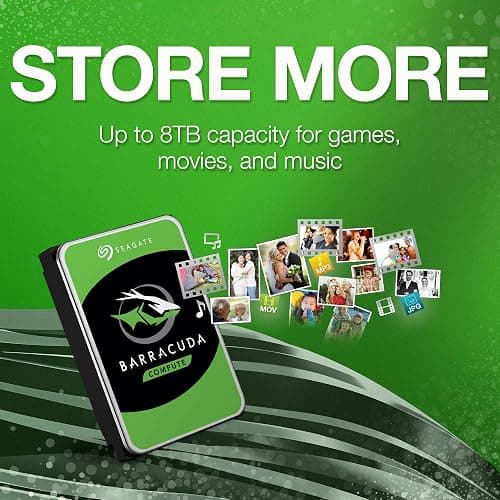 Seagate BarraCuda 4TB Internal Hard Drive HDD – 3.5 Inch Sata 6 Gb/s 5400 RPM 256MB Cache For Computer Desktop PC – Frustration Free Packaging ST4000DMZ04/DM004 thumbnail 5