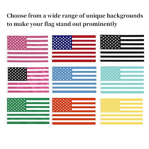 Custom American Flag 3x5 Ft Outdoor Flags & Banners | Custom Flag with Picture, Personalized Image Text Customize Design for Bedroom Garden Outdoor Decor thumbnail 3