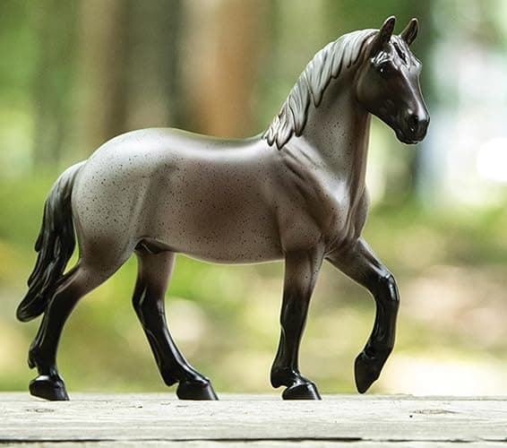 Breyer Horses Freedom Series Blue Roan Brabant | Horse Toy | 9.75" x 7" | 1:12 Scale | Model #1052 thumbnail 2