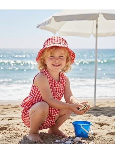 SODLON Baby Girl Clothes Infant Toddler Summer Outfits Clothing Sleeveless Ruffle Tank Top Shorts Sets with Hat for Girls thumbnail 3