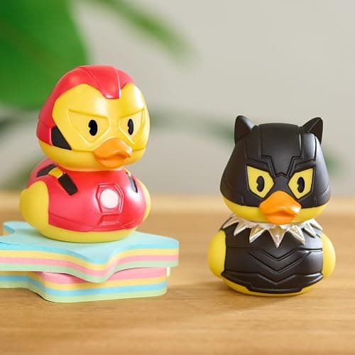 Duckalooz Character Duck Toys, Star Wars™ and Marvel 7pack Bundle | 2.75-inch Tall, Includes Darth Vader, Grogu, The Mandalorian, Marvel's Spiderman, Iron Man, Black Panther, Captain America thumbnail 4