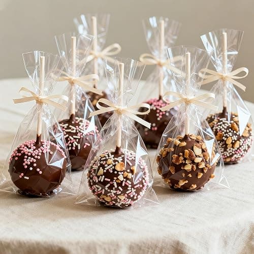Yotelab Cake Pop Bags, 3x5 In Cellophane Lollipop Bags With Ties, 100 Pcs | Clear Gift Wrap Bags, Small Treat Bags for Cookies, Candy, Desserts, Snacks and Party Favors thumbnail 6