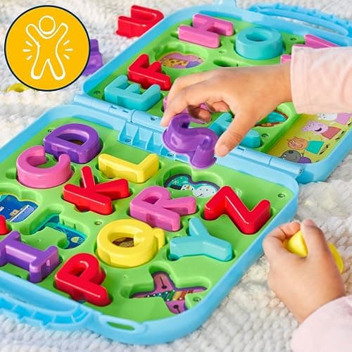 Peppa Pig Peppa’s Alphabet Case, ABC Learning Toys, Puzzle Preschool Games for Classroom, Back to School Gifts for Kids, Ages 3+ thumbnail 9