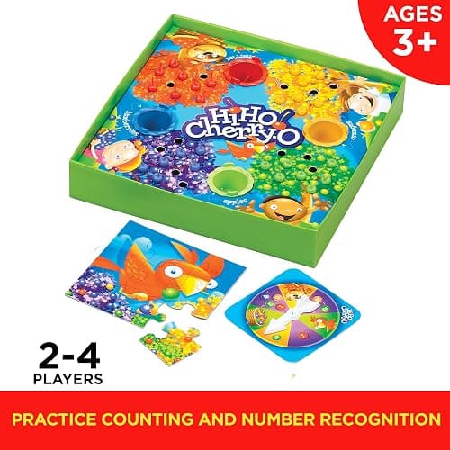 Hasbro Gaming Hi Ho Cherry-O Board Game for 2 to 4 Players Kids Ages 3 and Up (Amazon Exclusive) thumbnail 2