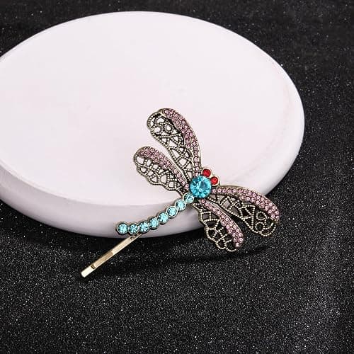 woxafo 3PCS Coraline Accessories Coraline Necklaces|Key Necklaces|Dragonfly Hair Clip for Women Men, Coraline Jewelry for Halloween Costume Cosplay Movie Props Dress Up thumbnail 4