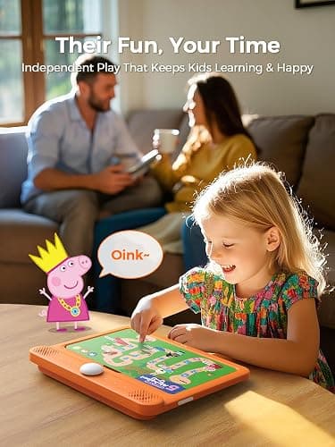 Think Academy Learning Pad - Learn to Read System with Flash Cards Inserted to Learn Alphabet, Numbers, Early Math, Logic, Nature and Daily Life, Educational Toys Gift for 3 4 5 Years Old Boys Girls thumbnail 6