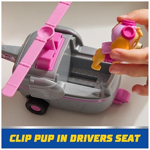 Paw Patrol, Skye’s Helicopter, Toy Vehicle with Collectible Action Figure, Sustainably Minded Kids Toys for Boys & Girls Ages 3 and Up thumbnail 8