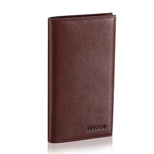 HISCOW Minimalist Checkbook Cover - Full Grain Leather - Image 1