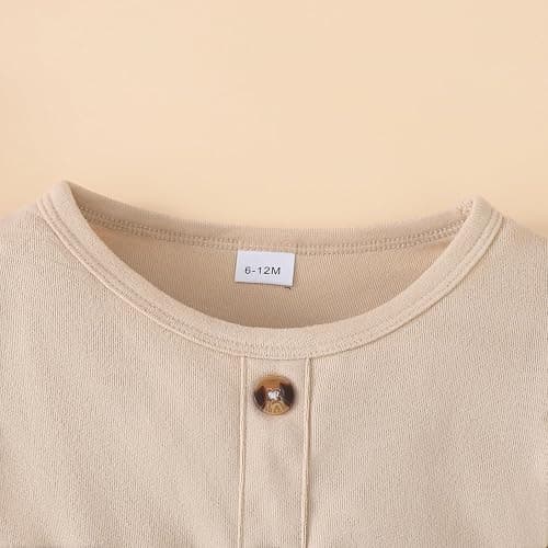 YWFSHOP Baby Toddler Girl Dress Outfit Fall Winter Clothes Crew Neck Corduroy Long Sleeve Dresses with Bow Headband thumbnail 4