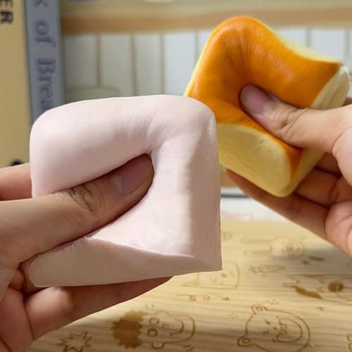 Butter Slow Rising Squishy，Squishy Toy,Dumpling Stress Balls,Fidget Toy thumbnail 4
