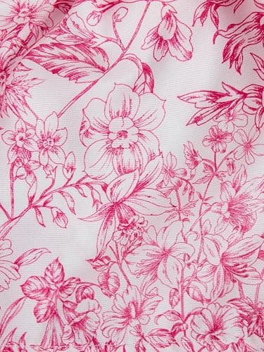 RoseSeek Girl's Floral Summer Dress Ruffle Shirred High Waist Ruched Sweetheart A Line Spring Dress thumbnail 4