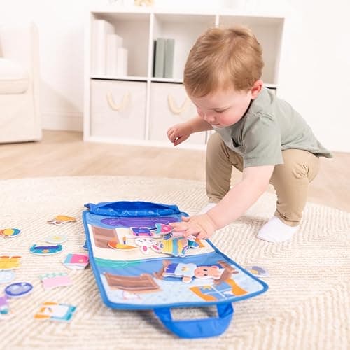 Melissa & Doug® Ms. Rachel™ What to Wear Felt Activity Board Take-Along Preschool Learning Toy for Boys and Girls - FSC Certified thumbnail 3