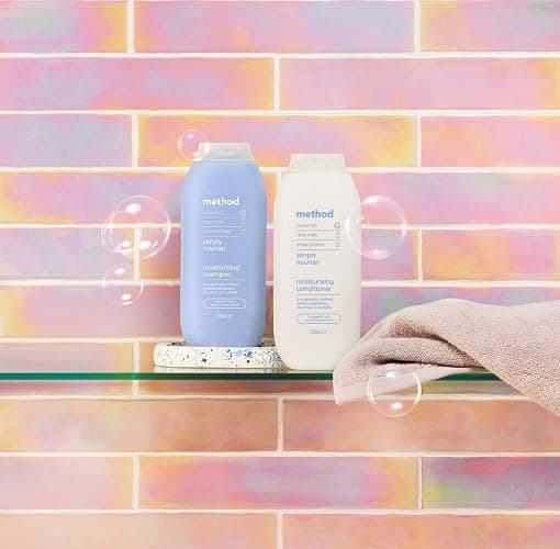 Method Moisturising Shampoo, Simply Nourish, Coconut, Rice Milk & Shea Butter Scent, Sulphate-Free, 350ml thumbnail 6