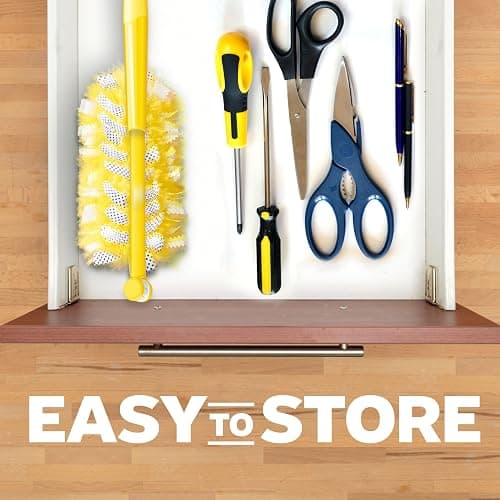Swiffer Duster Kit with 3 ft Extendable Handle, Heavy Duty Dusting Starter Kit with 3 Refills, for Ceiling Fans, Vents and Hard to Reach Places thumbnail 13