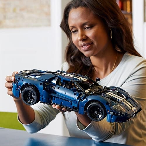 LEGO Technic 2022 Ford GT Building Set for Adults - Gifts for Christmas - Collectible Kit W/Authentic Features, Ages 18+ - 1:12 Scale - Display as Bedroom or Home Decor - 42154 thumbnail 7