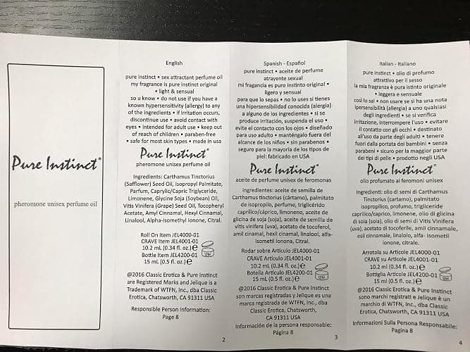 Pure Instinct Roll-On - The Original Pheromone Infused Essential Oil Perfume Cologne - TSA Ready (Crave - Women) thumbnail 7