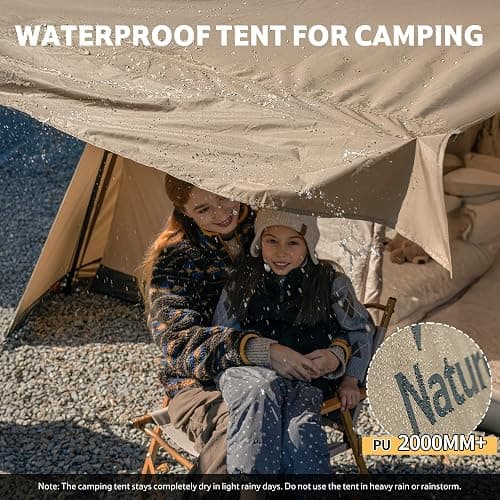 Naturehike Village Lite Camping Tent, 60S Easy Setup Instant Tents for Camping, Double Layer 4/8 Person Tent with with Full Rainfly thumbnail 8