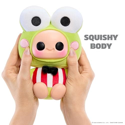 Hyojo Hello Kitty® and Friends Series, Blind Box Mixed Material Squishy Collectible, Limited Edition, 3 to Collect, Hello Kitty®, KeroppiTM, Badtz-MaruTM, Great Gift for All Ages thumbnail 6