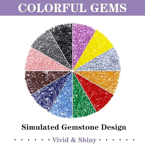 Eiflow Diamond Gem Craft Painting Kits for Adults Religion Cross, 5D Christ Diamond Art Kits DIY Full Round Drill Mosaic Painting(30x40cm/12x16in) thumbnail 5