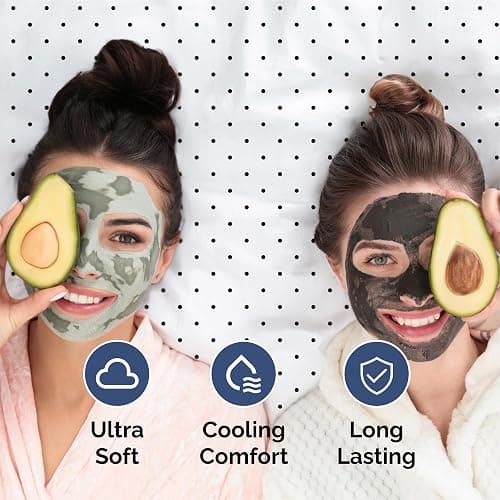 Blue Polka Dots Bed Sheet Set – 1 Flat & 1 Fitted Sheet & 2 Pillowcases w/ Deep Pockets – Polka Dot Bedding - Wrinkle & Fade Resistant - Soft, Breathable & Cooling - Comfy, Luxury Bed Set - Queen Size thumbnail 5