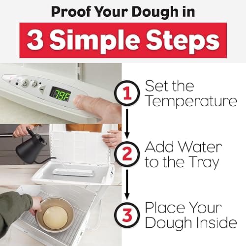Brod & Taylor Folding Proofer & Slow Cooker (Proofer w/Accessory Shelf), White thumbnail 4