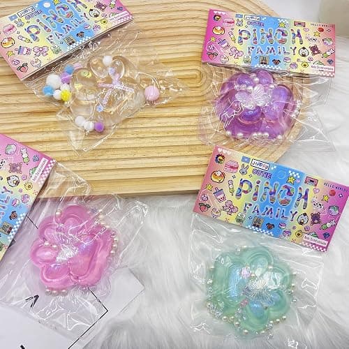 Cat Paw Squishy Squeeze Toys Pinch Cute Fufu Squishy Toys for Anxiety Relief Soft Stress Toys for Relaxation Party Favors Novelty Things Adults Birthdays Cosplay Party (1Pcs Pink) thumbnail 6