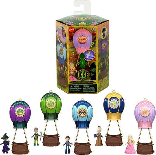 Mattel Universal Pictures’ Wicked Ozian Balloons Reveal Toy Set with Surprise Small Doll, Hot Air Balloon & Accessory (Styles May Vary) - Image 1