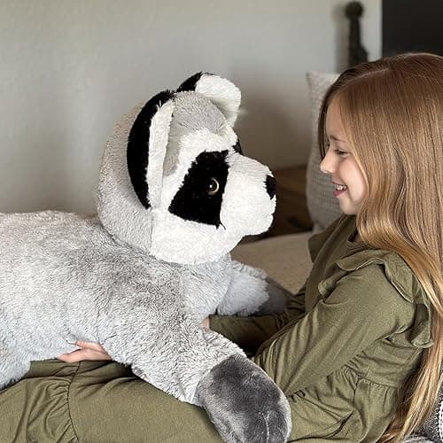 BENINY Giant Raccoon Plush Stuffed Animal 30" - Oversized Raccoon Plushies - Fluffy Big Stuffed Racoon Toy Birthday Gifts for Kids - Sweet Companion thumbnail 5
