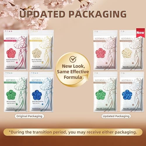 KOTAMU Chauffe Cire D'épilation à Domicile Kit pour Peau Sensible et Tous Types de Poils, Idéal pour Épilation des Sourcils, Visage, Jambes, Chauffe Cire Epilation Professionnel avec 37 Accessoires thumbnail 3