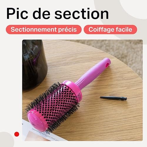 Olivia Garden Expert Blowout Shine – Brosse ronde en céramique antistatique pour brushing brillant et sans frisottis thumbnail 5