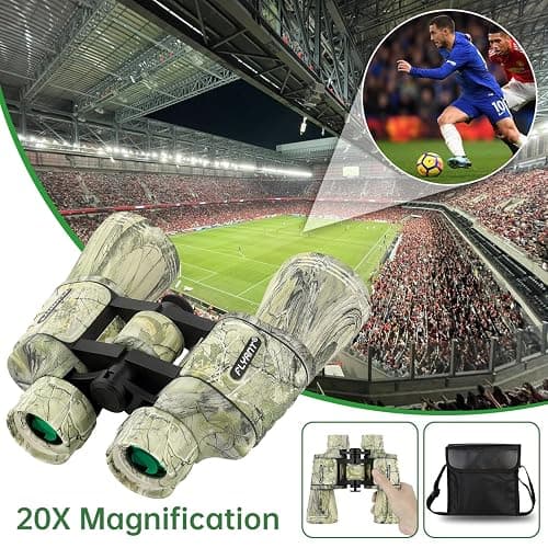 20x50 High Powered Binoculars for Adults, Waterproof Binoculars with Low Light Vision for Bird Watching Hunting Camping Travel Cruise Hiking Sports Stargazing, Unique Gifts for Men thumbnail 7