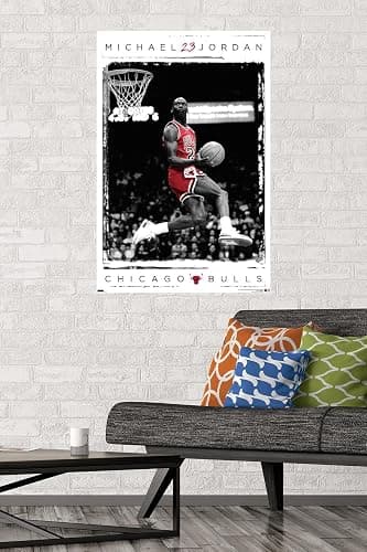 Trends International Michael Jordan - Dunk Wall Poster, 22.375" x 34", Unframed Version thumbnail 4