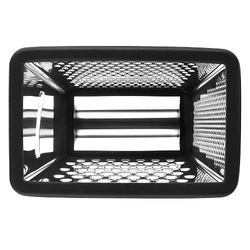 Spring Chef Professional Cheese Grater - Stainless Steel, XL Size, 4 Sides - Perfect Box Grater for Parmesan Cheese, Vegetables, Ginger - Dishwasher Safe - Black thumbnail 9