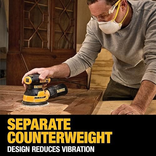 Dewalt DWE6423R 5 in. Variable Speed Random Orbital Sander with H&L Pad (Renewed) thumbnail 7