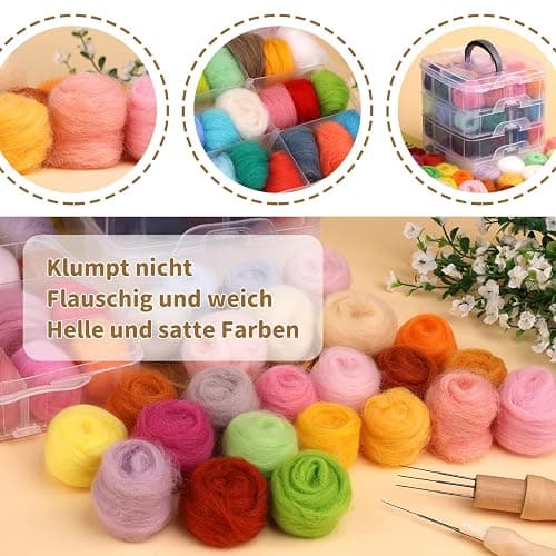 72 Farben Nadelfilz Set, für Anfänger  thumbnail 4
