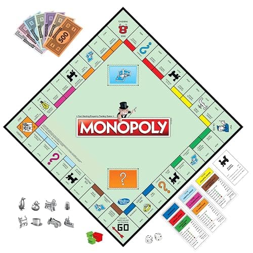 Monopoly Game, Family Board Games for 2 to 6 Players & Kids Ages 8 and Up, Includes 8 Tokens (Token Vote Edition) thumbnail 4