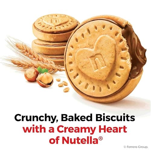 Nutella Biscuits, Hazelnut Spread With Cocoa, Sandwich Cookies, 20-Count Bag (Pack of 3) thumbnail 5
