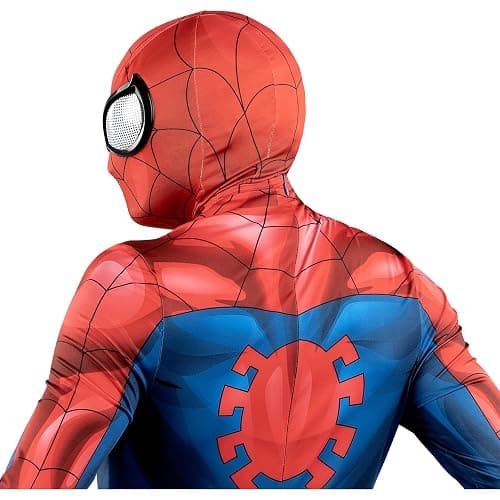 Jazwares MARVEL Official Adult Zentai Halloween Costume Accessory - Deluxe Two-Way Stretch Spandex Mask with Molded Eyes thumbnail 6