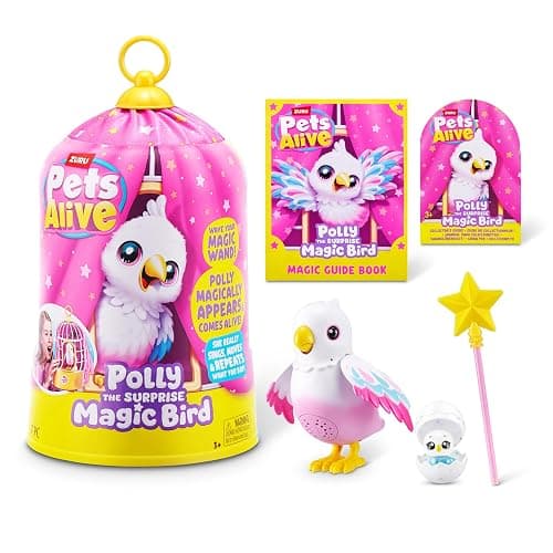 Pets Alive Polly The Magic Bird by ZURU, Robotic Toy Pet Bird - Image 1