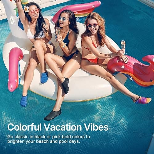 Water Shoes for Women Men Quick-Dry Aqua Socks Swim Beach Outfits Barefoot | Yoga Exercise Wear Sport Accessories Pool Camping Must Haves River Hiking Youth Adult thumbnail 6
